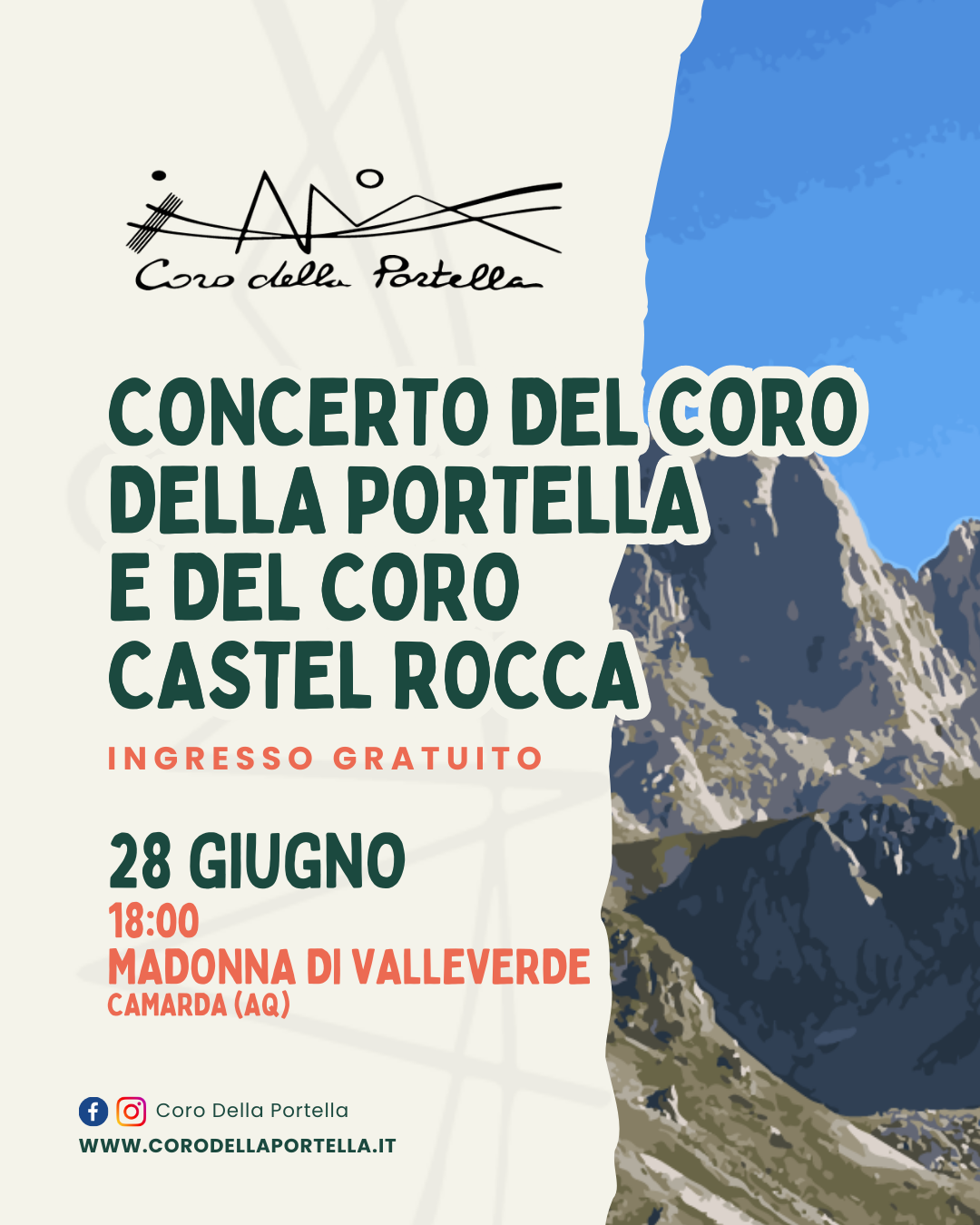 concerto del coro della Portella e del Coro Castel Rocca